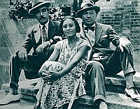 Puccini con la nipote e Adami 